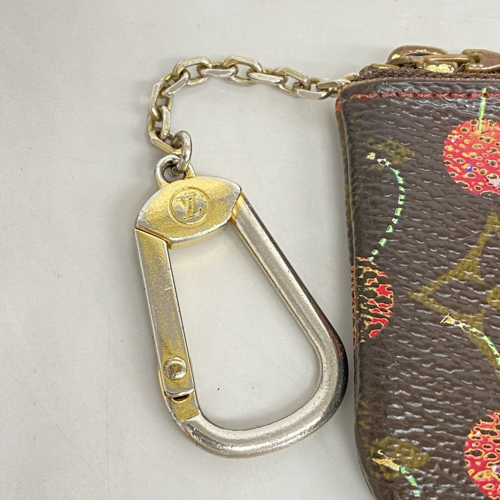 村上隆◇チェリー】ルイヴィトン キーケース ポシェット クレ ルイ