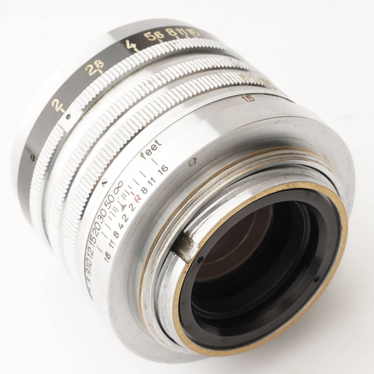 ニコン Nikon Nippon Kogaku NIKKOR H C 5cm 50mm F2 黒帯 ライカ L39 マウント MERCADOAVALIA_COM_BR