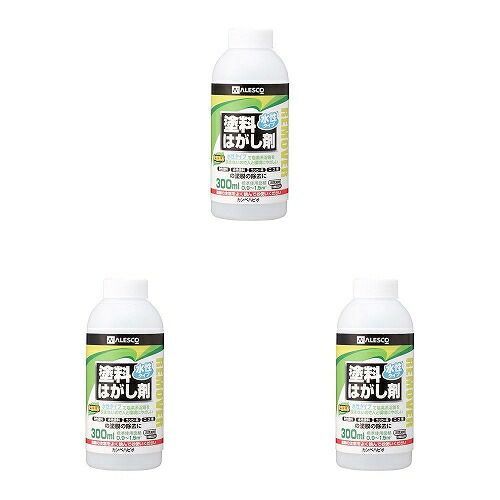 ＫＡＮＳＡＩ 水性タイプ塗料はがし剤 ３００ＭＬ 3缶セット