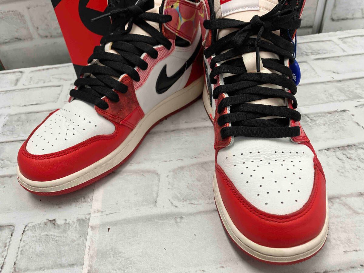 鑑定済み Spider-Man × Nike Air Jordan 1 RTR High OG SP GS DV1753-601 25cm ナイキ スパイダーマン レッド 箱つき