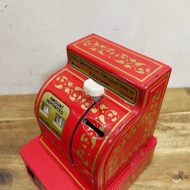 アメリカ ヴィンテージ 貯金箱 レジスター 70's 80's コインバンク