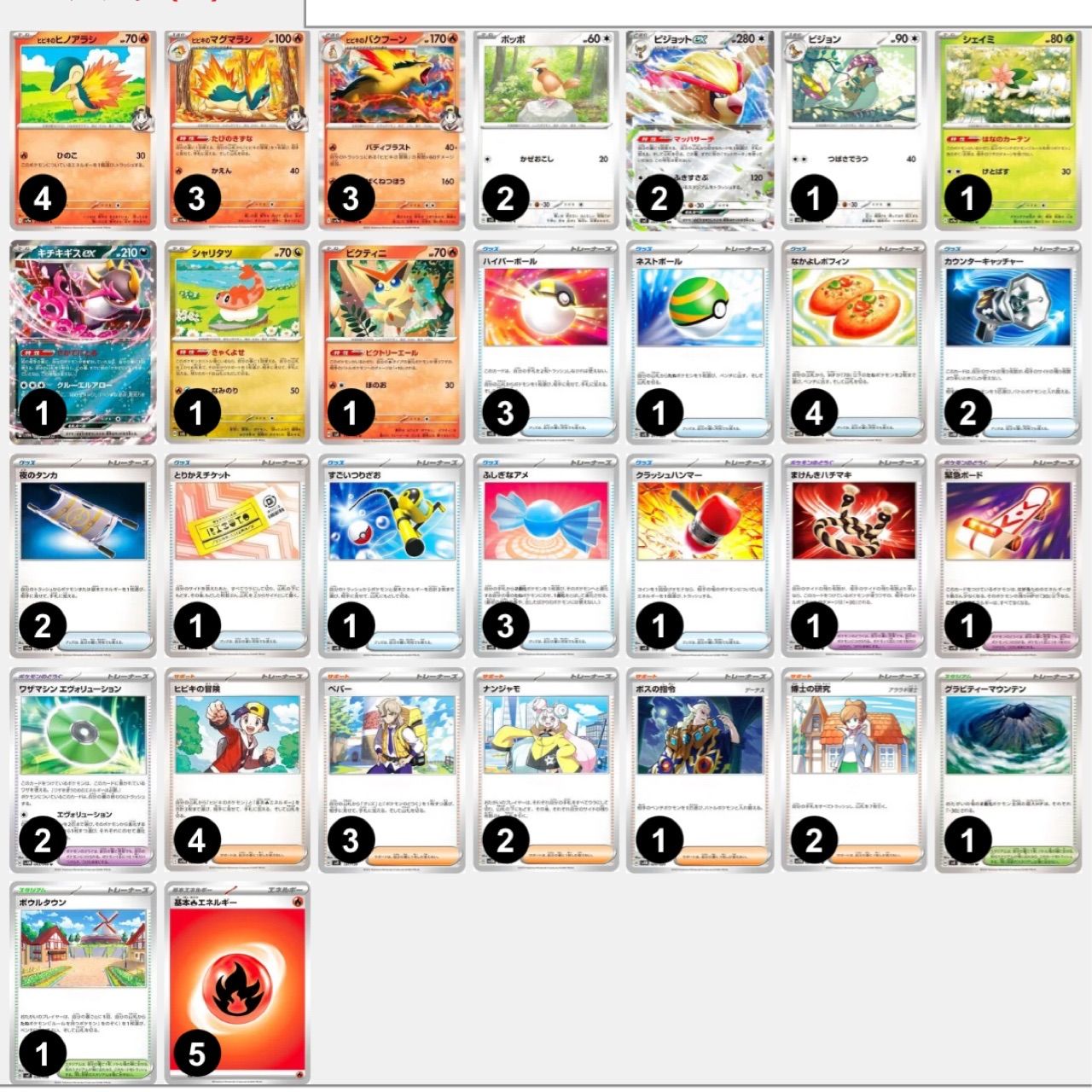 16 ポケモン　ヒビキのバクフーン　本格構築済みデッキ　現行レギュ　スリーブ付き 16 ポケモン ヒビキのバクフーン 本格構築済みデッキ 現行レギュ