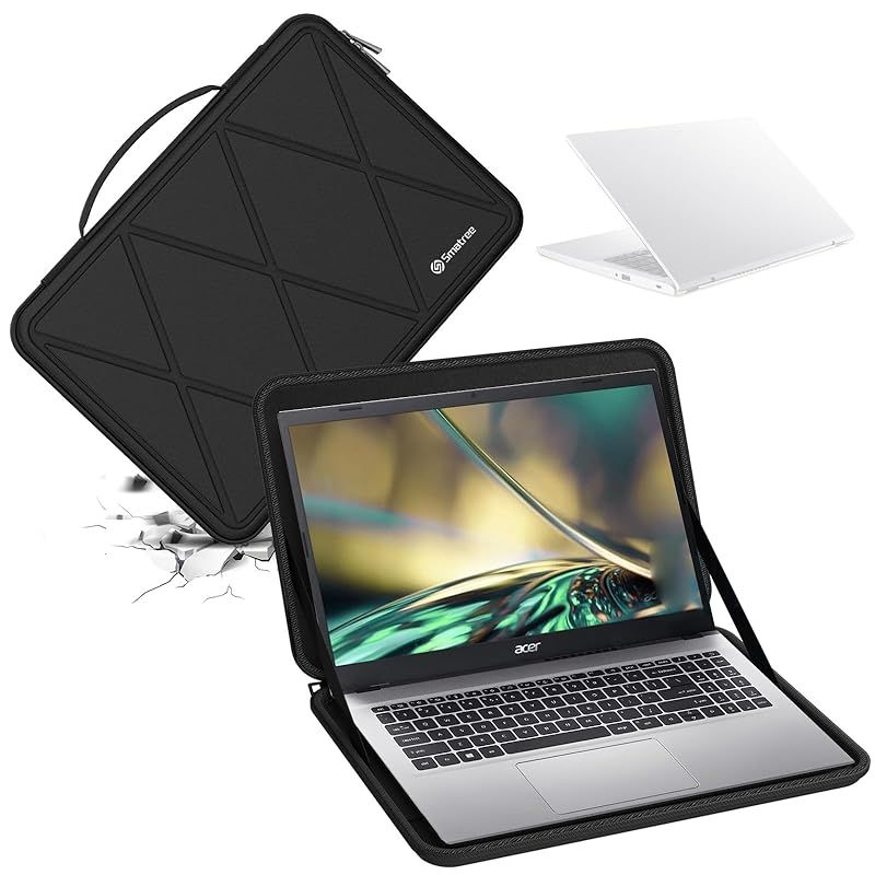 Smatree ハードEVA保護スリーブケース 14インチ Acer Aspire 3 Laptop -A315-23P-R0JK/ A314-36P-360X/ A314-23P-R9B1 などに適用 ハードケース 360度耐衝撃 防水(X8247)