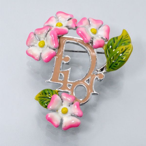Dior ブローチ ジャンク スタイリッシュに輝く♪】DIOR☆CD ICON ブローチ (Dior