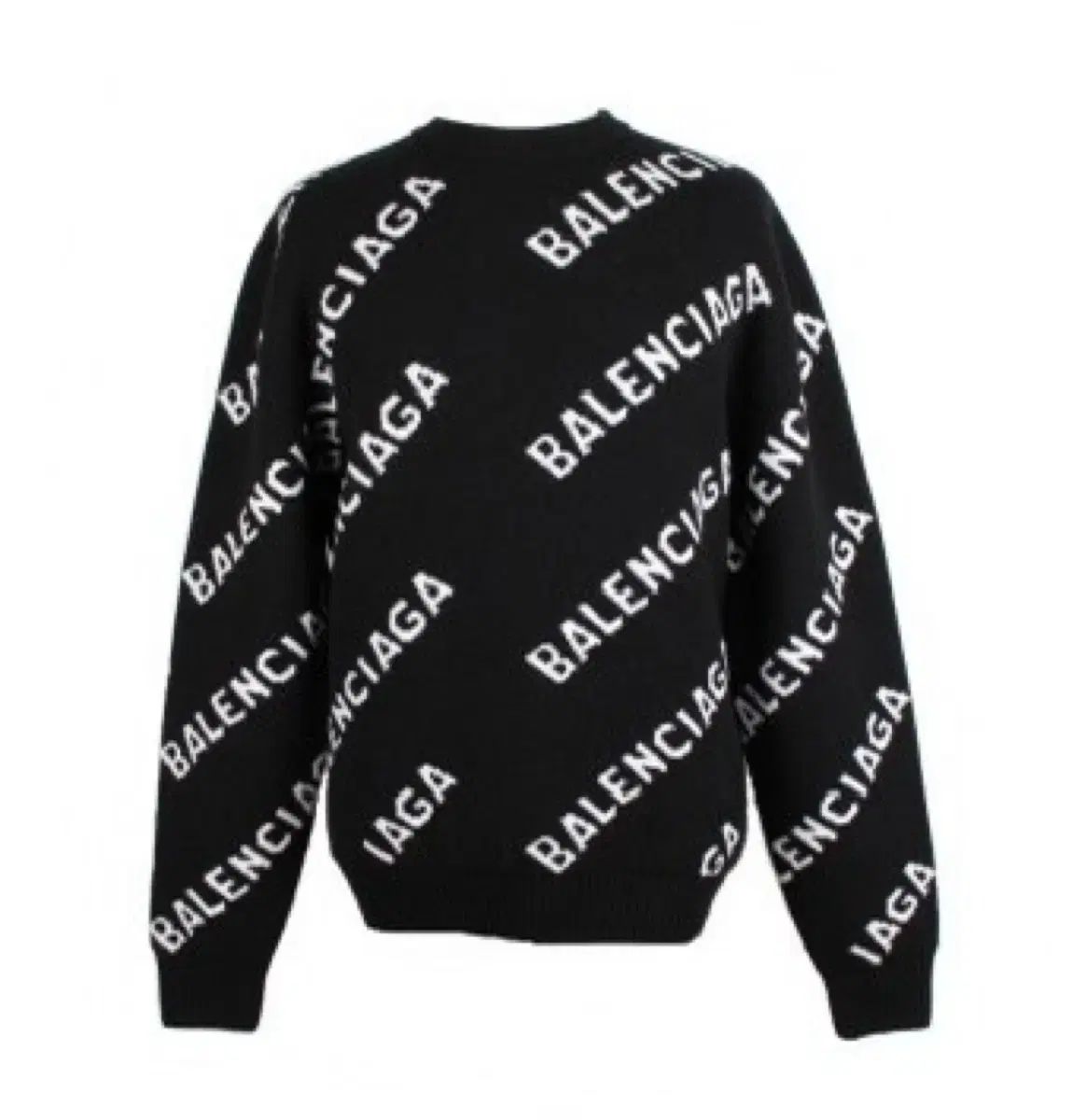 L BALENCIAGA バレンシアガ マルチロゴ ニット セーター