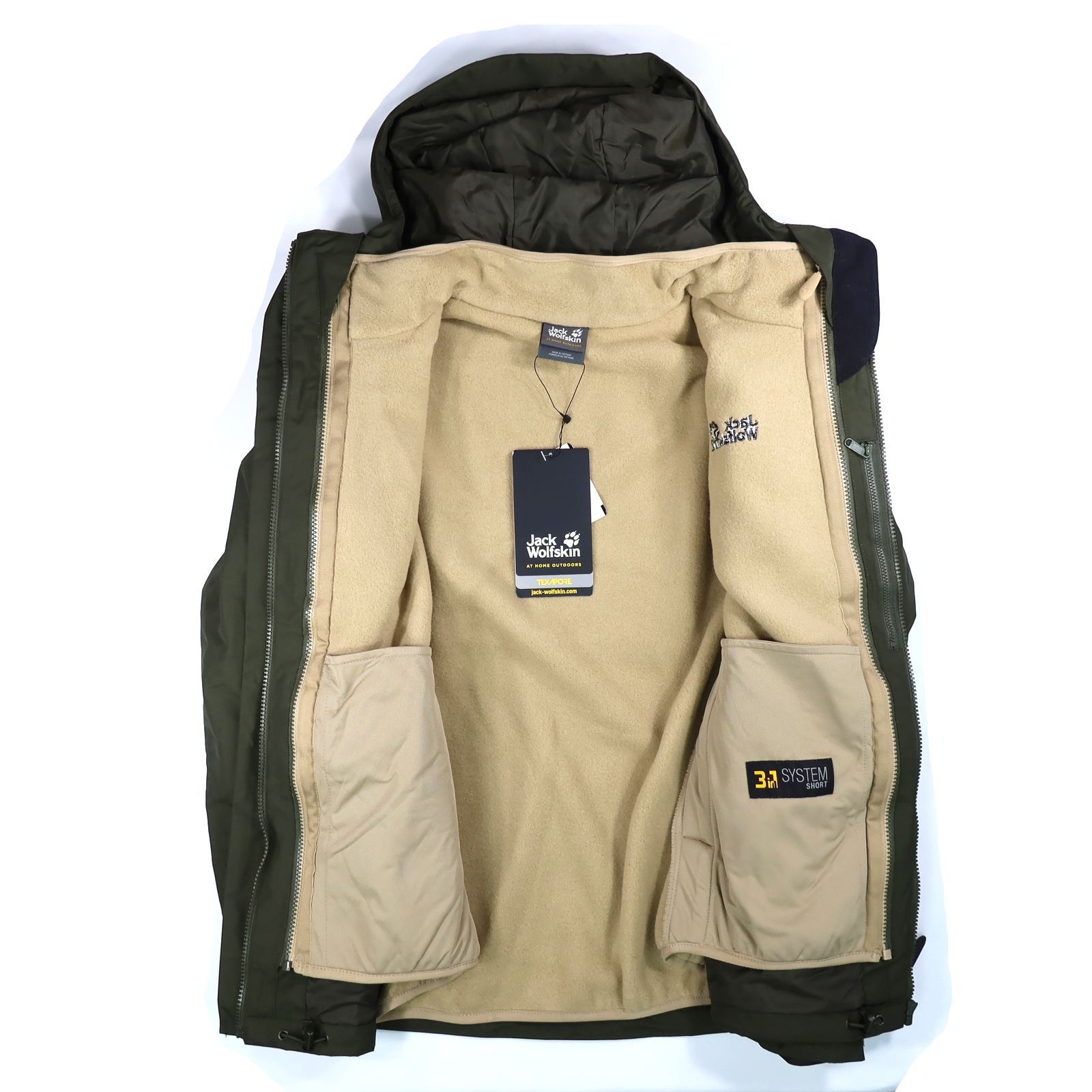 未使用品☆Jack Wolfskin マウンテンパーカー 3in1 SIZE L - メルカリ