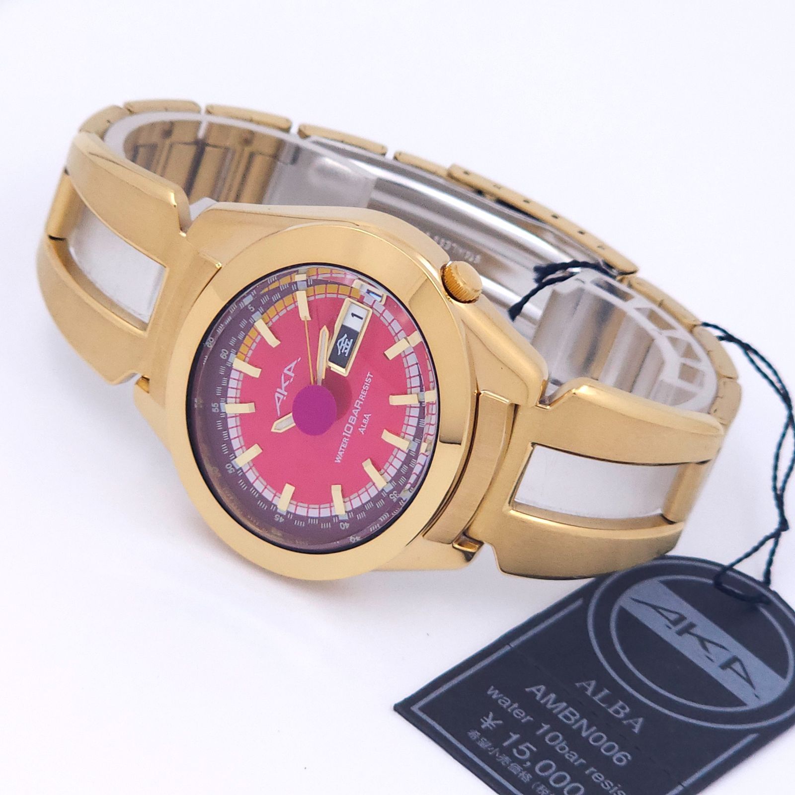 ☆ビンテージ☆精工舎☆SEIKO☆ALBA☆アルバ☆デジタル アラーム クロノグラフ☆液晶ガラス共に綺麗☆オリジナルブレス☆Y670-5010☆預かり 稼働品 ＊ SEIKO セイコー ALBA アルバ V733-5A30 クォーツ