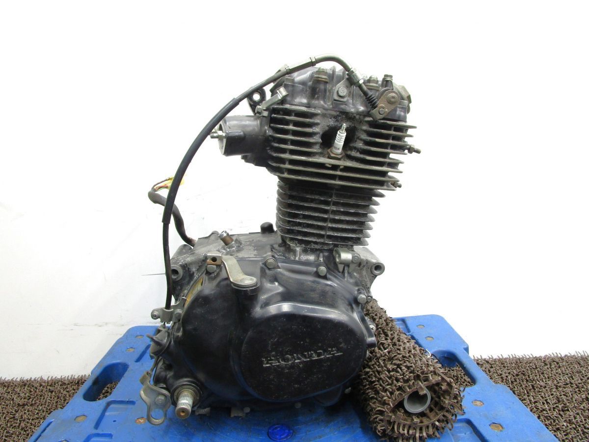 XL200R エンジン 2297Km A6034 MD06 始動 済み OH素材に ホンダ MD06E キャブ車