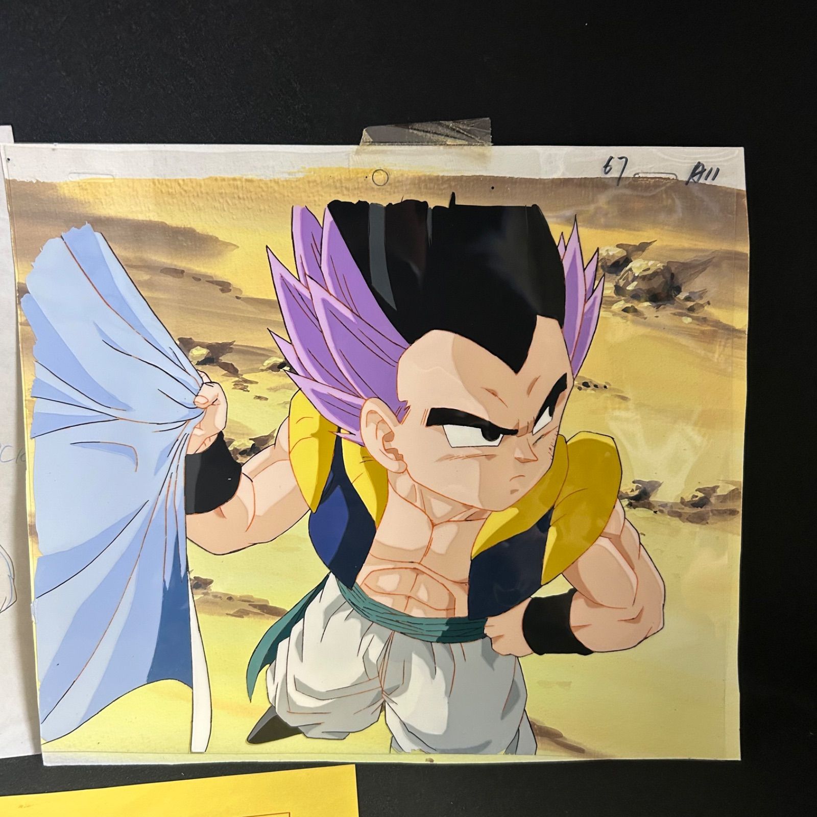 ドラゴンボールZ ゴテンクス セル画 動画 当時物 レア 昭和 背景付き
