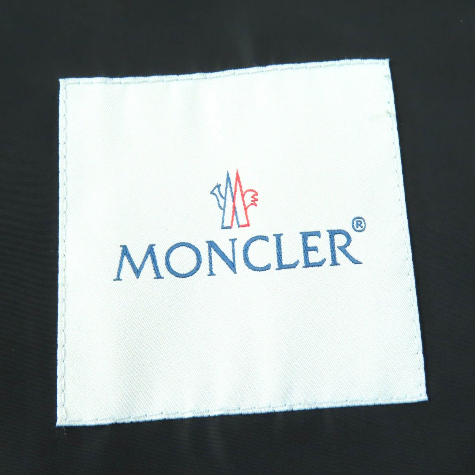 美品☆MONCLER モンクレール 21SS LEBRIS レブリス ロゴワッペン・フード付 ZIP UP スプリングコート ブラック 0 正規品  レディース