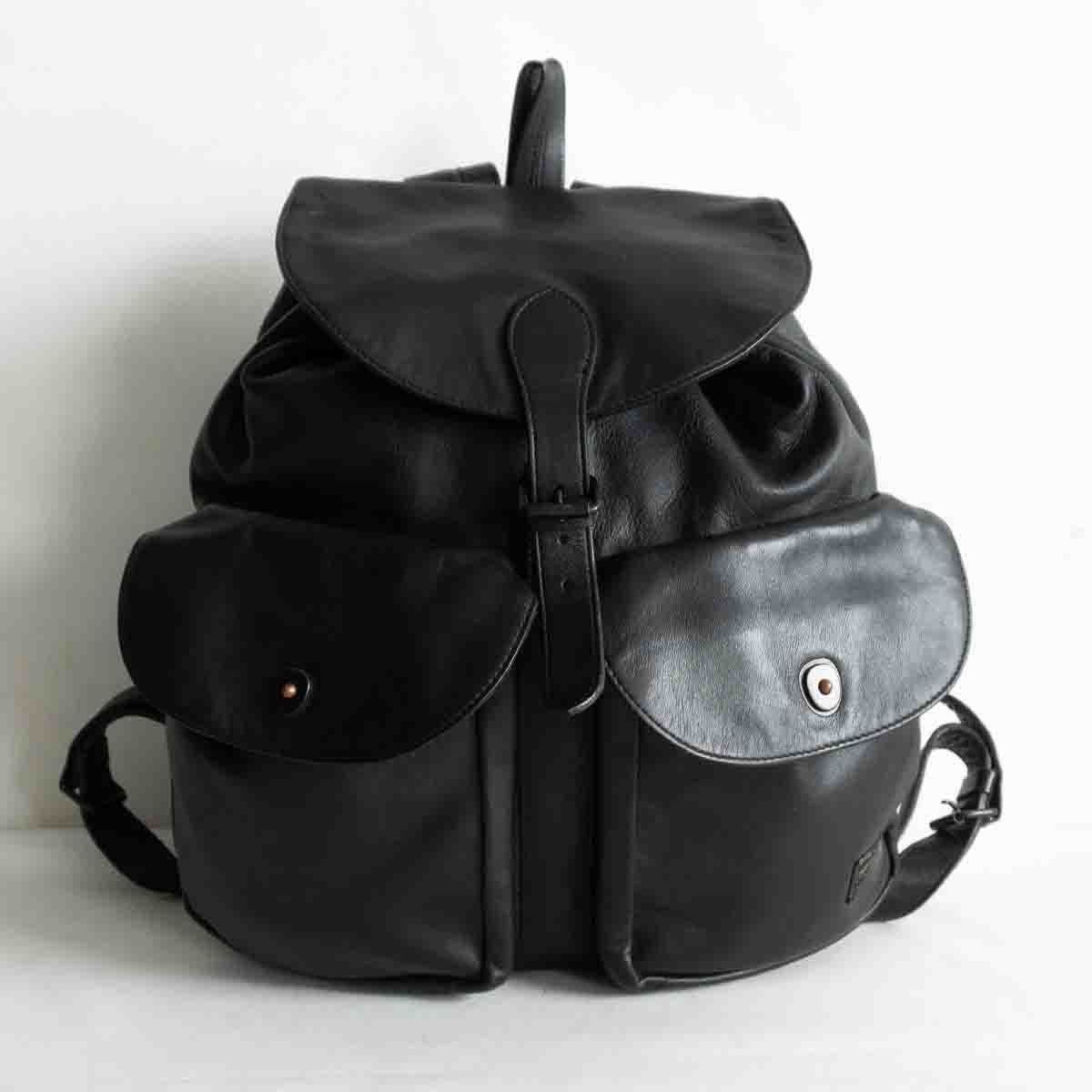 人気 PORTER CORTINA レザー リュック ポーター ブラック コルチナ バック BAG 吉田カバン 25051139