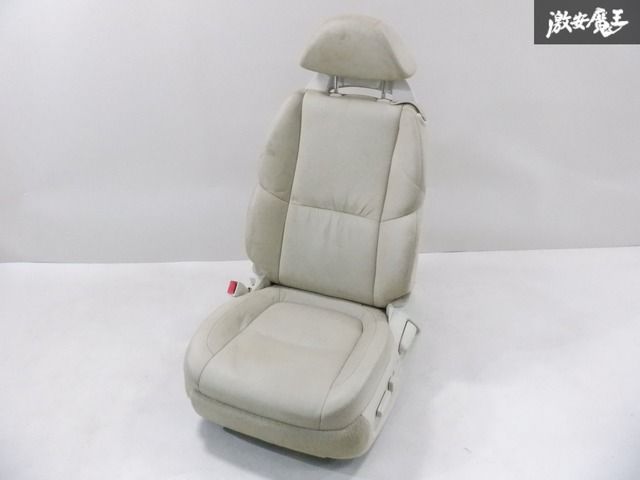 【実働外し!】 純正 UZZ40 LEXUS レクサス SC430 フロント パワー シート 左 左側 LH レザー 電動 レール付 即納 棚2F-E-3