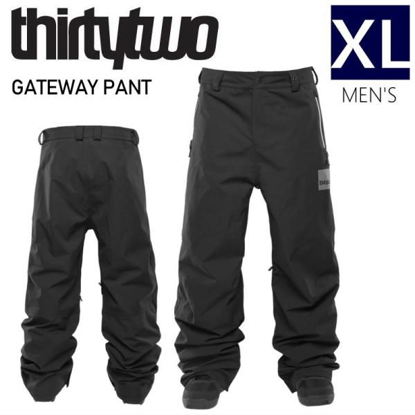 24-25 THIRTYTWO GATEWAY PNT BLACK XLサイズ メンズ スノーボード スノボウェア パンツ PANT 型落ち 日本正規品 ◎