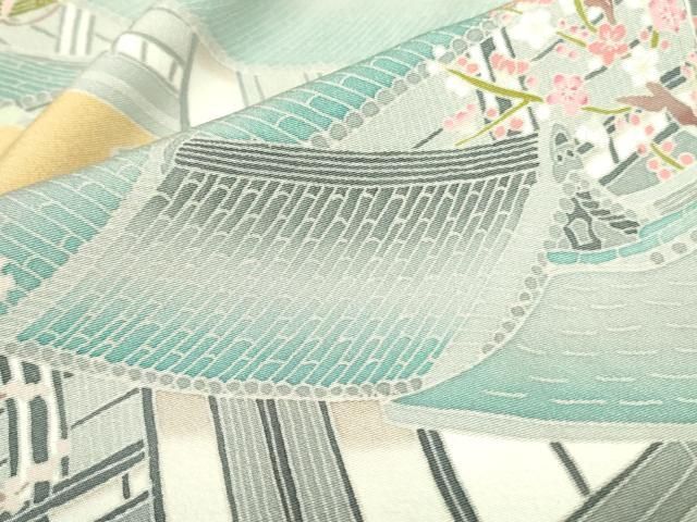平和屋着物○本加賀友禅作家 宮野勇造 色留袖 法隆寺 暈し染め 平和屋着物○本加賀友禅作家 宮野勇造 色留袖 法隆寺 暈し染め