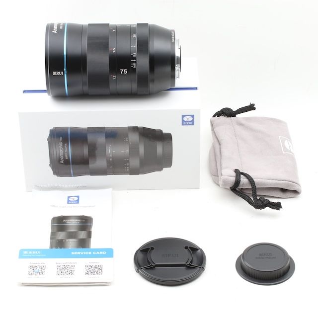美品＞ SIRUI 75mm アナモルフィックレンズ F1.8 1.33X APS-C (MFT