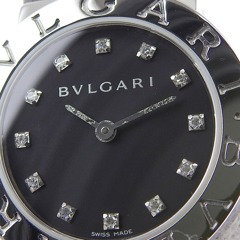 BVLGARI 黒文字盤 金属ベルト 時計 BVLGARI ブルガリ 時計 ブルガリブルガリ BB38SSAUTO メンズ