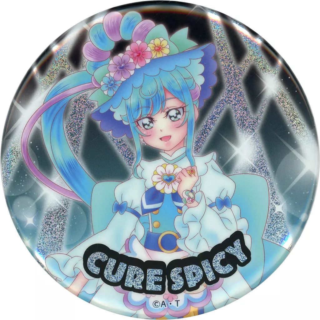 バラ売り可 全プリキュアLIVE キュアパッション 缶バッジ 中古】バッジ・ピンズ キュアスパイシー 「全プリキュア 20th