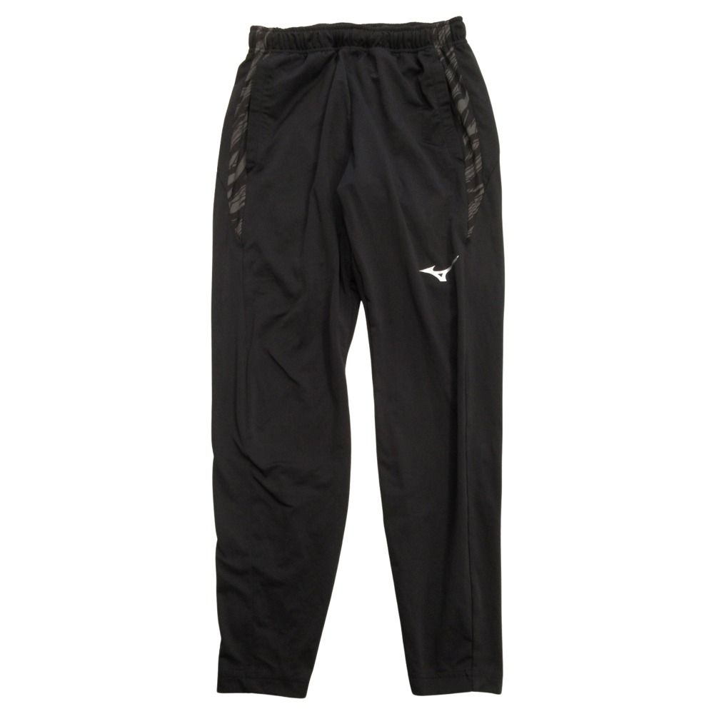 良品 MIZUNO ミズノ トラック パンツ スポーツウェア イージー ジャージ M 黒 ブラック メンズ 古着  USED