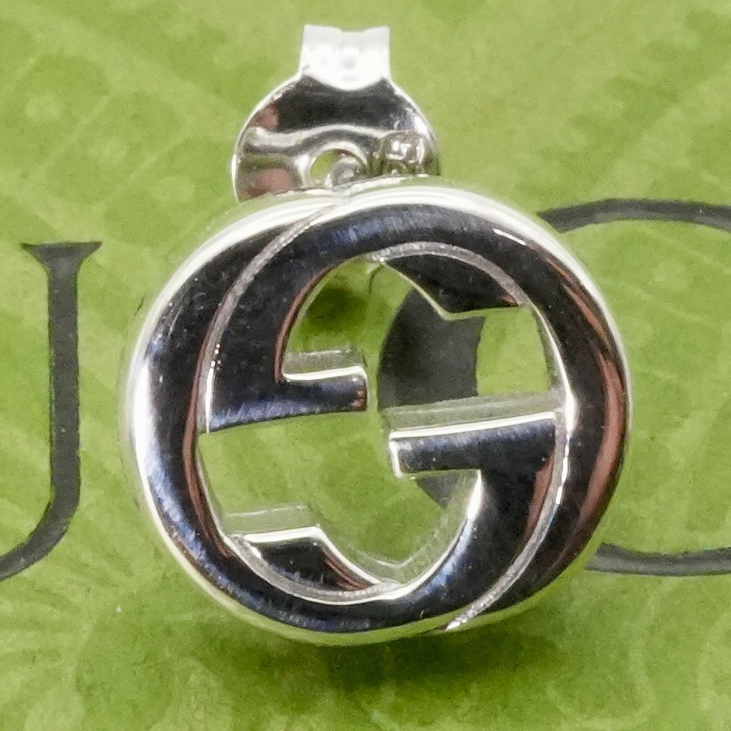 グッチ インターロッキング 片耳 ピアス シングル/24-4166 - メルカリ