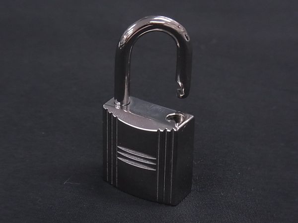 □美品□ HERMES エルメス カデナ 南京錠 パドロック 63 鍵 キー
