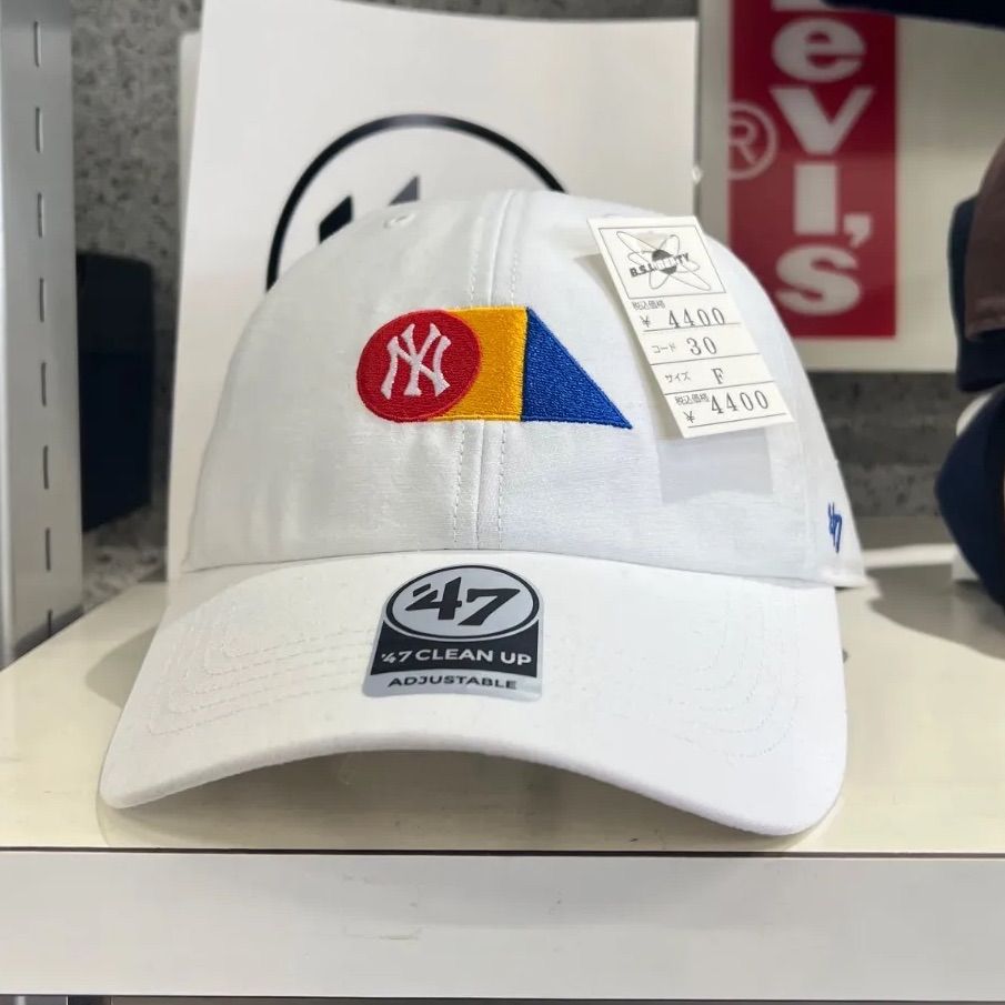 1点のみ‼️47 フォーティセブン︎帽子　キャップ　ベースボール　ニューヨーク　ヤンキースホワイト
