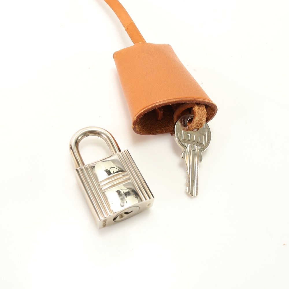 美品 エルメス 111番 カデナ 南京錠 キー 鍵 シルバー パドロック