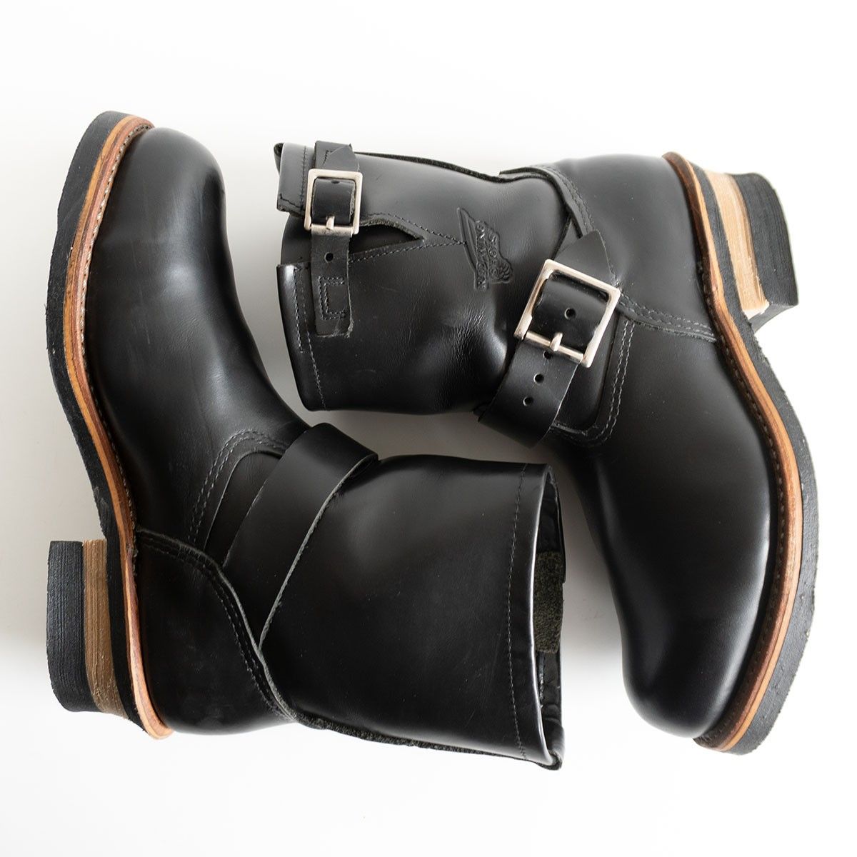 レッドウィング　エンジニアブーツ　ショートD 2976 ブラック　USA7 RED WING SHORT ENGINEER 2976(5(23.0cm) BLACK): Red Wing