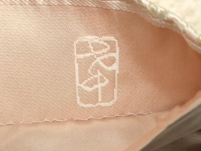 平和屋本店□極上 西陣の名門 加納幸謹製 六通柄袋帯 唐織 舞花文 洒落  