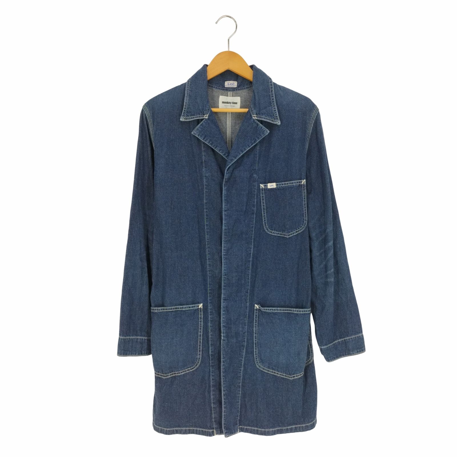 Lee×monkey time デニムショップコート monkeytime×Lee】デニムロング 
