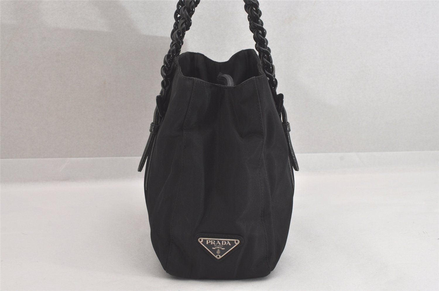 PRADA プラダ ヴィンテージ ナイロン レザー ハンドバッグ 財布