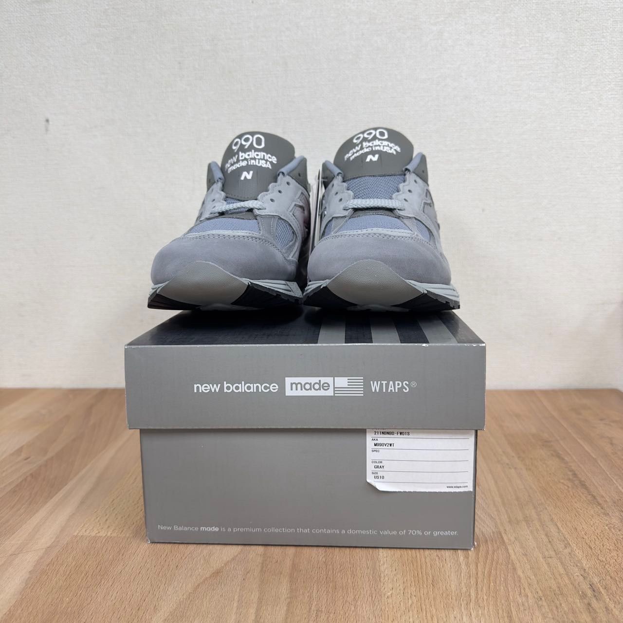 ダブルタップス WTAPS NEW BALANCE M990V2WT - SIKI - メルカリ