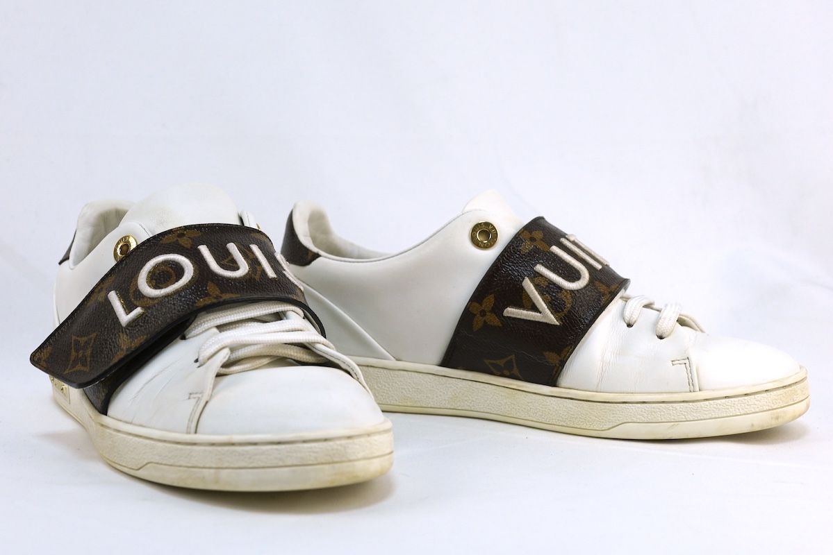 美品✨ルイヴィトン　スニーカー　フロントローライン　モノグラム　レザー　ロゴ 楽天市場】ルイヴィトン スニーカー レディース フロントロー ライン