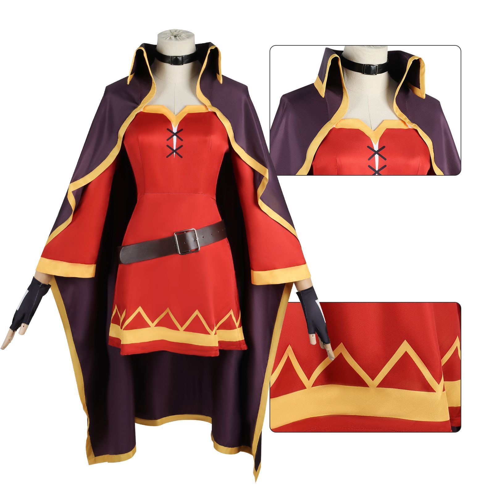 コスプレ 衣装 めぐみん この素晴らしい世界に祝福を アクア風 アニメ キャラクター服 M2508014-2