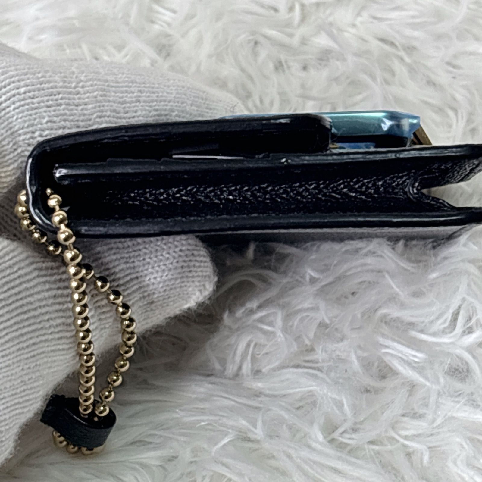 新品 BALLY バリー カードケース 名刺入れ ゴールド金具