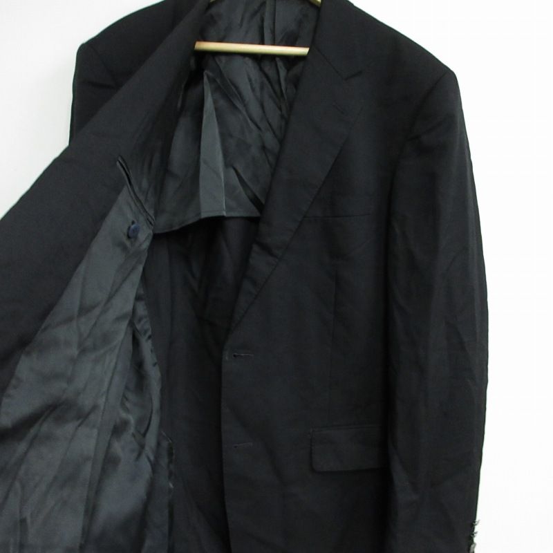 DURBAN 最高級 ラムレザージャケット テーラードジャケット(L)ブラック