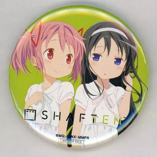 中古】バッジ・ピンズ 鹿目まどか＆暁美ほむら 缶バッジ 「魔法少女