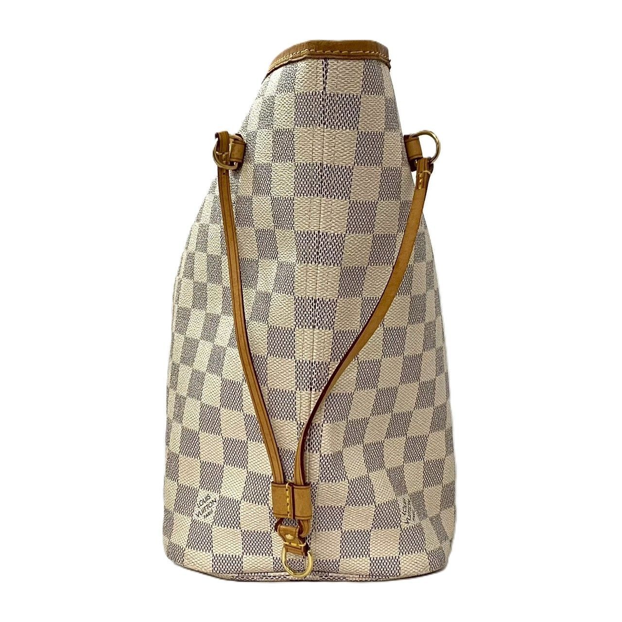 M【LOUIS VUITTON】ネヴァーフルMM ダミエ アズール トートバッグ ルイ