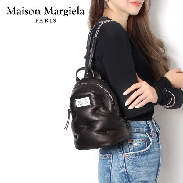 メゾン マルジェラ Maison Margiela  グラムスラム Glam Slam バックパック【ブラック】 S56WA0014 P4300 T8013/【2024SS】l-bag