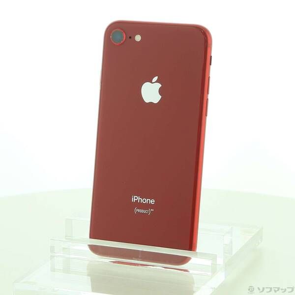 iPhone8 本体 SiMフリー レッド 中古品〕 iPhone8 64GB プロダクトレッド MRRY2J／A SIMフリー【247