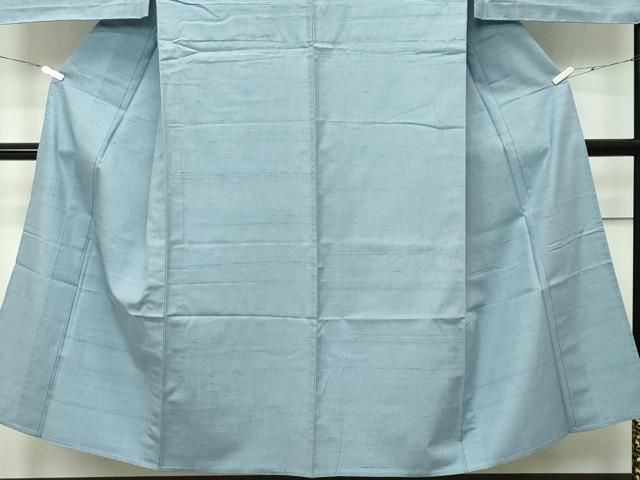 平和屋本店■極上　男性　結城紬　単衣　色無地　豆がら茶色　キングサイズ　反端付き　逸品　未使用　CZAA2603s5 平和屋本店□極上 男性 結城紬 単衣 色無地 豆がら茶色 キングサイズ