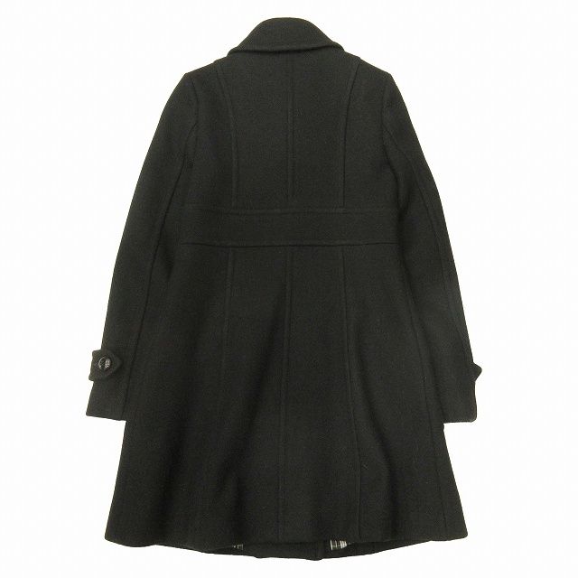 BURBERRY BLUE LABEL グレー ダブルブレストピーコート バーバリー