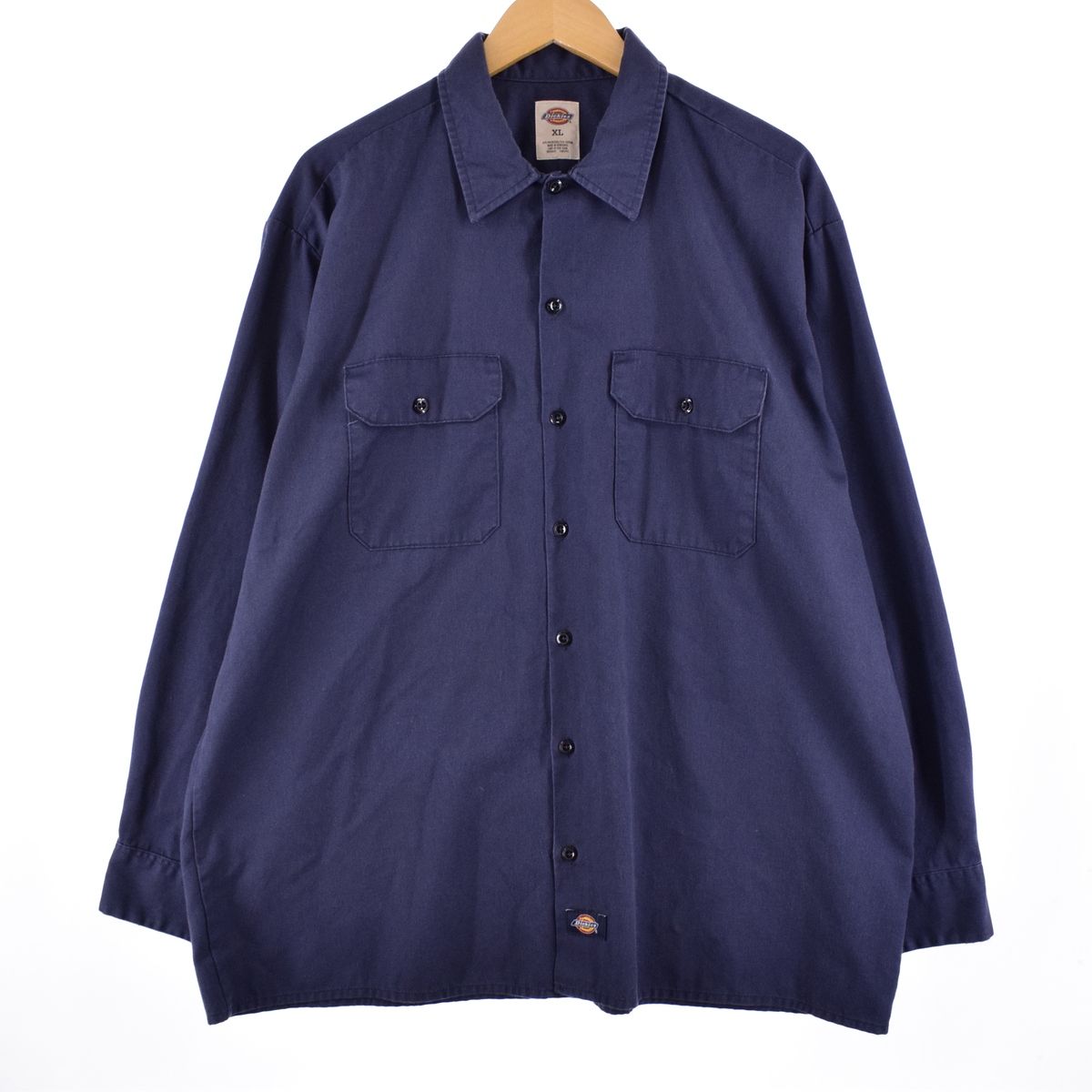 古着 ディッキーズ Dickies 長袖 ワークシャツ メンズXL/eaa332860