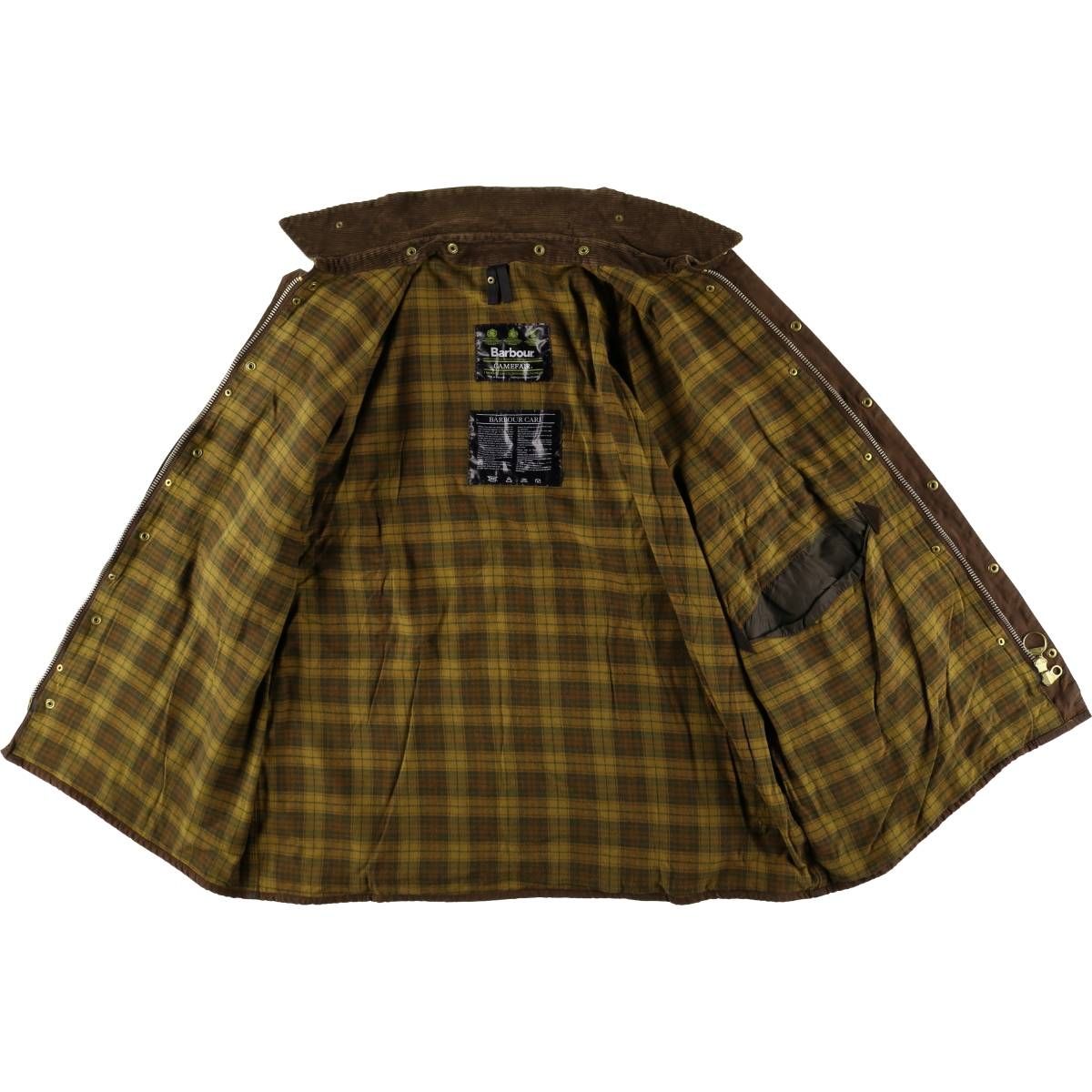 古着 80~90年代 バブアー Barbour GAMEFAIR ゲームフェアー 旧3