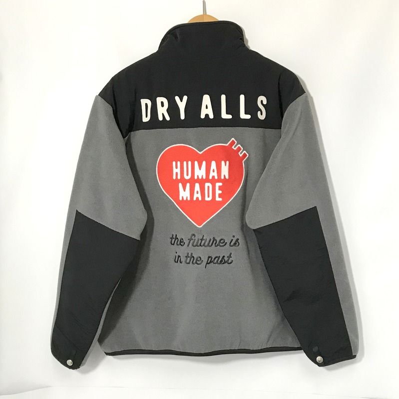 HUMAN MADE フリースジャケット 美品 ハーフジップ ブルゾン