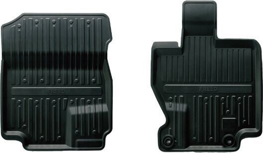 HONDA ホンダ FREED フリード ホンダ純正 ラバーマット 縁高タイプ 1列目用/左右セット 【 2014.10～次モデル】 | フロアマット ゴムマット ゴム ラバー 樹脂 マット 床 車 防水 部品 パーツ ポイン