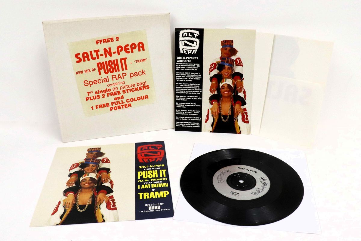 英7” Salt n Pepa Push It (U.s. Remix) / I Am Down FFREE2 FFRR 