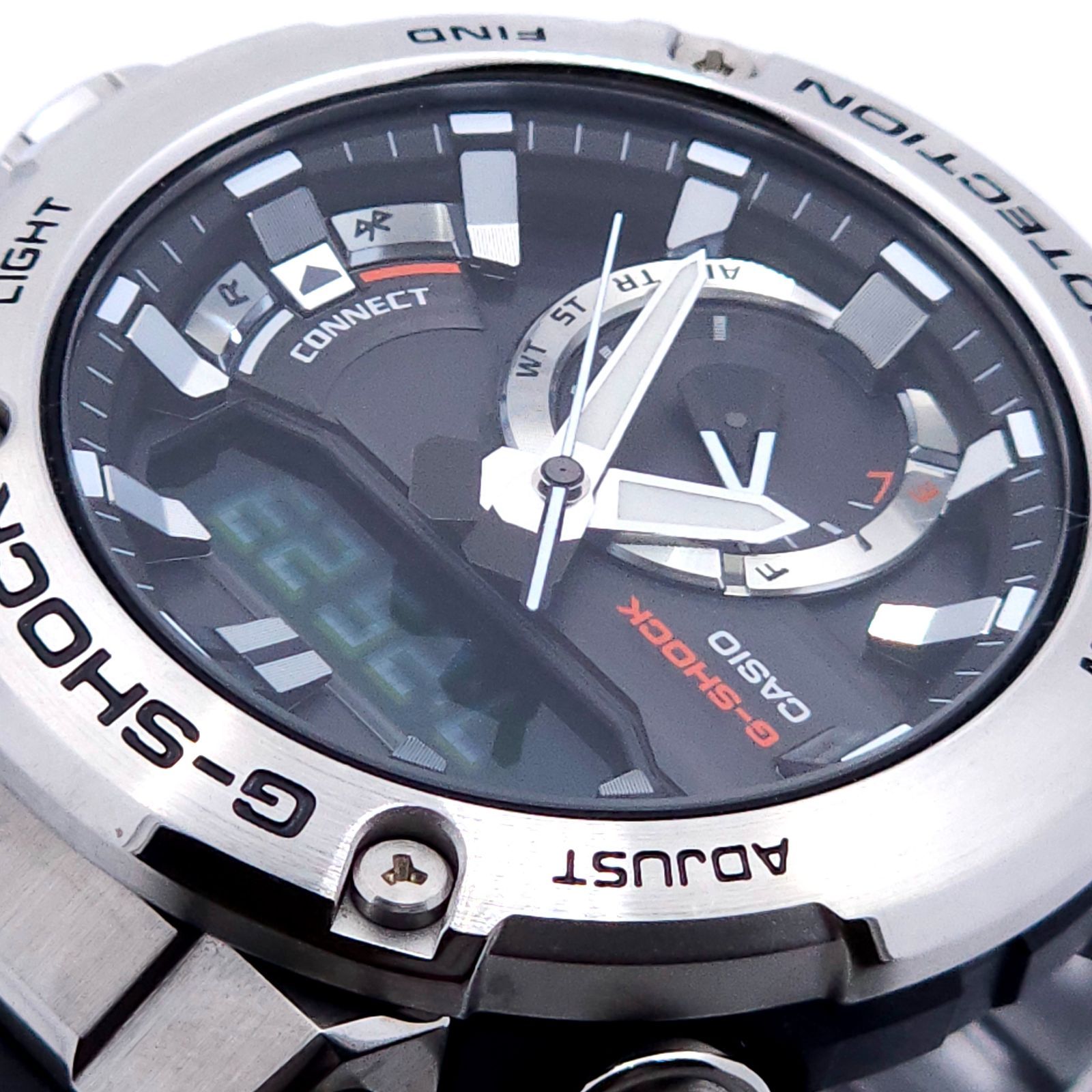 ☆良品 CASIO カシオ G-SHOCK Gスチール GST-B200 QZ 動作品 モバイル 