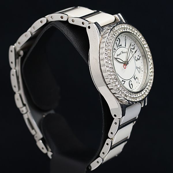 良品 QZ エンジェルハート ラブスポーツ ダイヤベゼル WL33 白文字盤