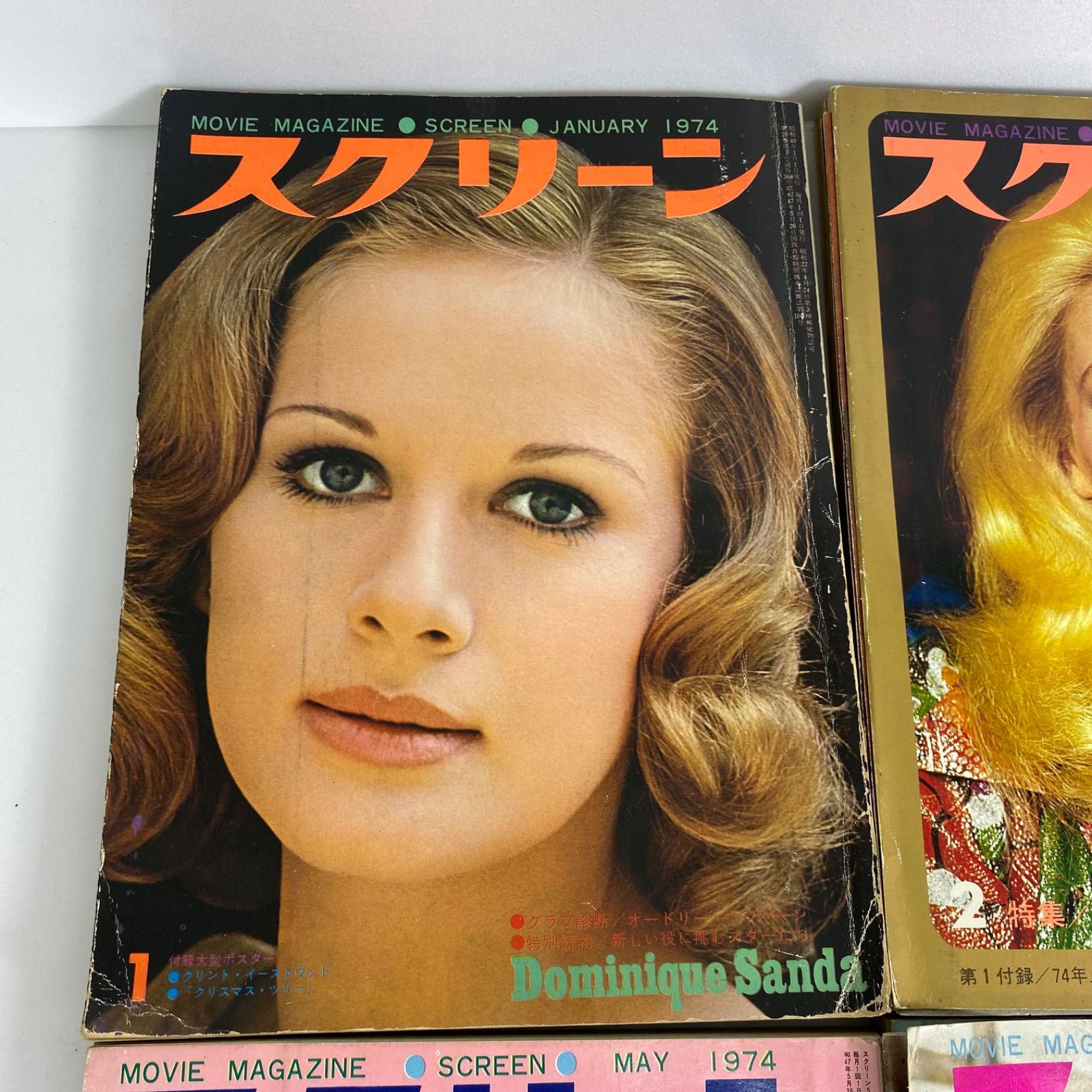 スクリーン 映画雑誌 SCREEN 1974年 1年分 12冊セット オードリー