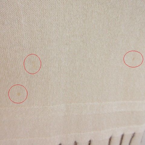 インポートロッサ ROSSA ニット セーター 長袖 シルク混 アイボリー 44